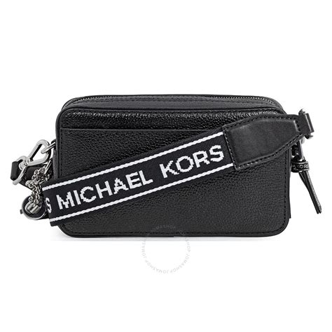 michael kors logo tape camera bag